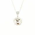 Picture of Crystal Star Shape Necklace. Crystal  Color