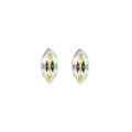 Picture of Crystal Earrings Pear Shape Pierced Sterling Silver Post Aurore Boreale (001AB) Color