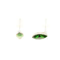 Picture of Crystal Earrings Pear Shape Pierced Sterling Silver Post Emerald (205) Color