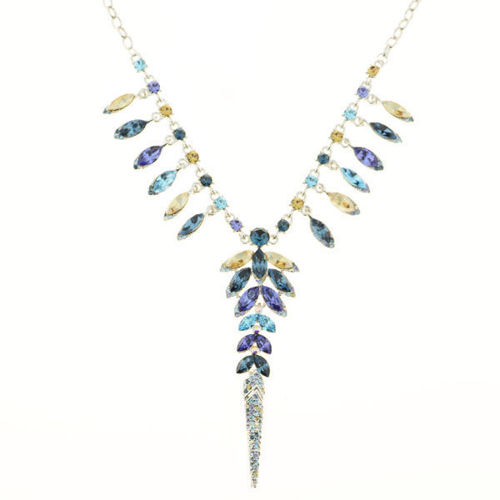 Picture of Crystal Multi Color Necklace. Crystal  Color