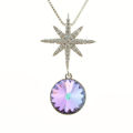 Picture of Crystal Necklace. Crystal Aurore Boreale (001 Ab) Color