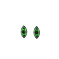 Picture of Crystal Earrings Pear Shape Pierced Sterling Silver Post Emerald (205) Color