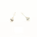 Picture of Crystal Earrings Square Pierced Sterling Silver Post Crystal (001) Color