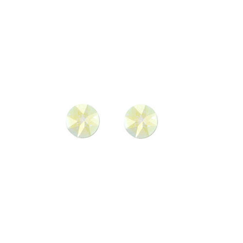 Picture of Crystal Round Earrings Pierced Sterling Silver Post Aurore Boreale(001AB) Color